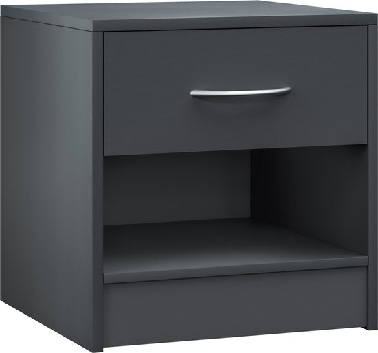 Casaria Nachtkastje - Lade Hout 41x39x28cm - Wit