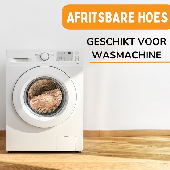 By Cee Cee Origineel Hondendeken Bank – Hondenkleed Bank - Hondenmand - Premium - Volledig Afritsbaar - Fluffy Mokka - Maat M – 90x90