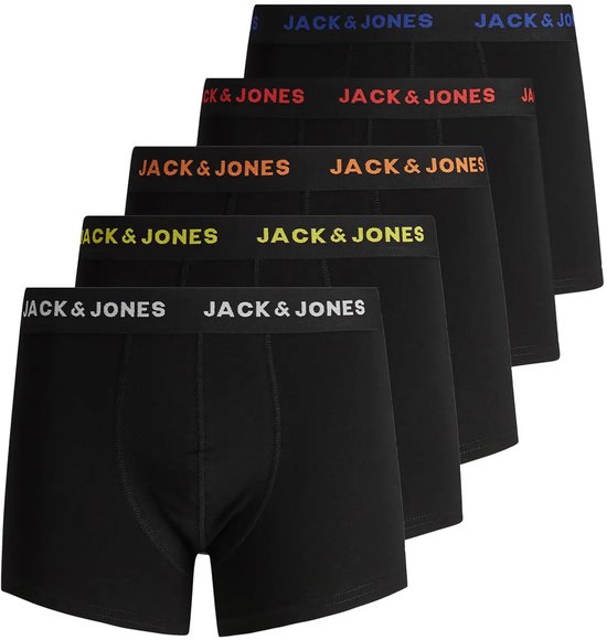 JACK&JONES JACBLACK FRIDAY TRUNKS 5 PACK LN Heren Onderbroek - Maat L