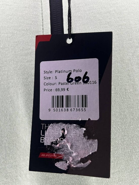 AB Lifestyle - Platinum Polo | Pastelgroen - Heren - Maat: S