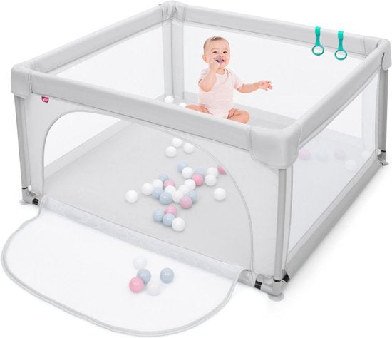 Coast Speelbox voor Peuters - 50 Speelballen - 120 x 120 x 68 cm - Grijs