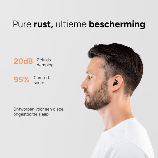 Earplugs - Incl. opbergdoosje - Oordoppen voor Slapen - Oordopjes Voor Festival - Loop Sleep - Siliconen Partyplugs - Gehoorbescherming - Zwart - Alyze