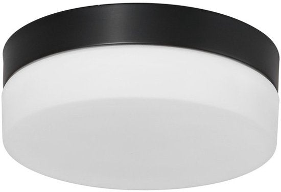 Plafondlamp Ikaro 1362ZW Zwart Ø18cm - Modern, Elektronica & Glas, Steinhauer