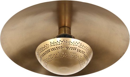 Anne Lighting plafonniere Brassi - brons - metaal - 42 cm - E27 fitting - 3681BR
