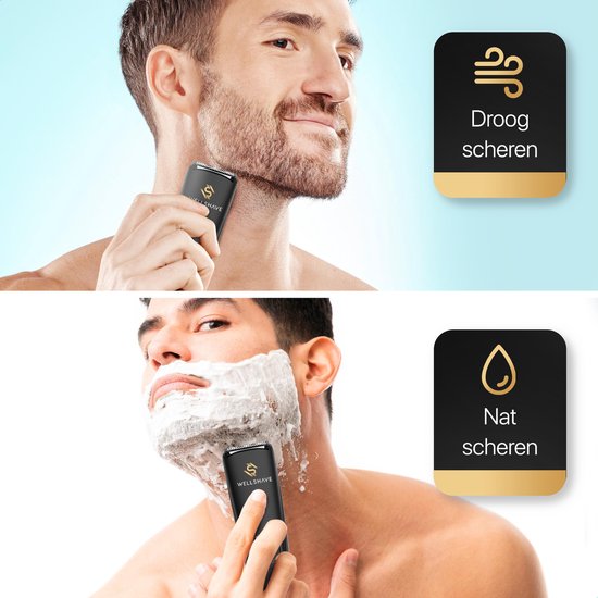 Wellshave Baardtrimmer Mannen Perfection - Trimmer voor mannen - Trimmer Baard en Lichaam - Haartrimmer mannen