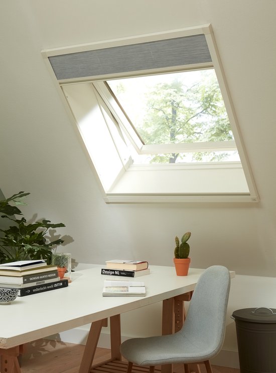 Bruynzeel Duo-plissé s500 117x121 wit