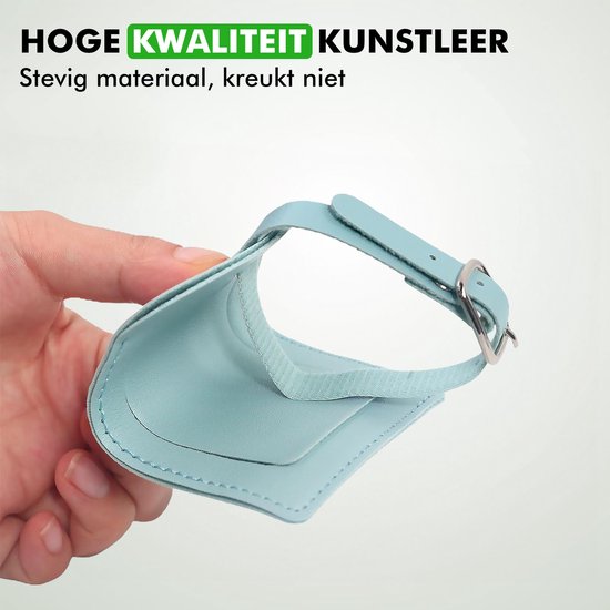 Travelhawk Kofferlabels - PU Leather Bagagelabel - 6 stuks Kofferlabel - Reisaccessoire - Naamlabel - Meerdere Kleuren