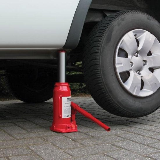 Carpoint Hydraulische Potkrik 10 Ton | Krik 10.000KG voor Auto, Caravan, Aanhangwagen