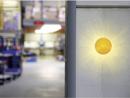 Velleman Amberkleurig led-knipperlicht, gebruik binnenshuis, 12 VDC, 15 witte leds, IP20, ABS/acryl