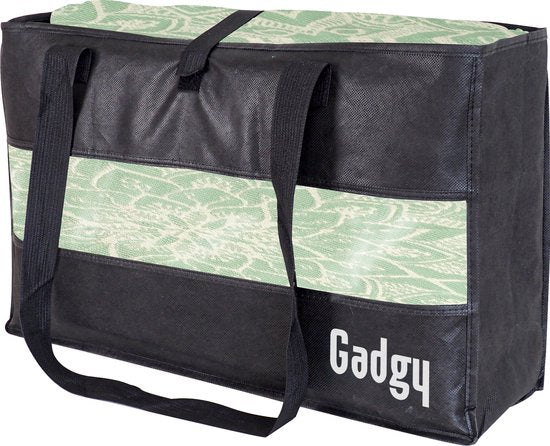 Gadgy Buitenkleed XXL - Vloerkleed Buiten 300 x 200 cm - Tuintapijt Dubbelzijdig - Picknickkleed Groen Wit - Buitentapijt