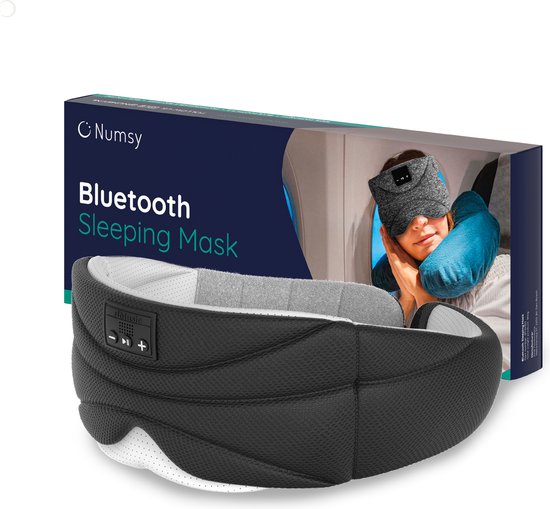 Numsy Slaapmasker Bluetooth - Slaap Koptelefoon - Hoofdband