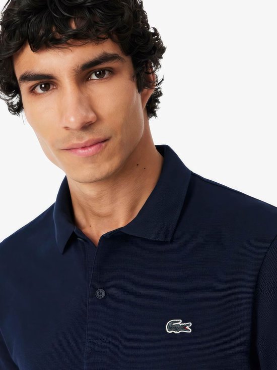 Lacoste Poloshirt Ademend Donkerblauw (navy) - Maat L - Heren