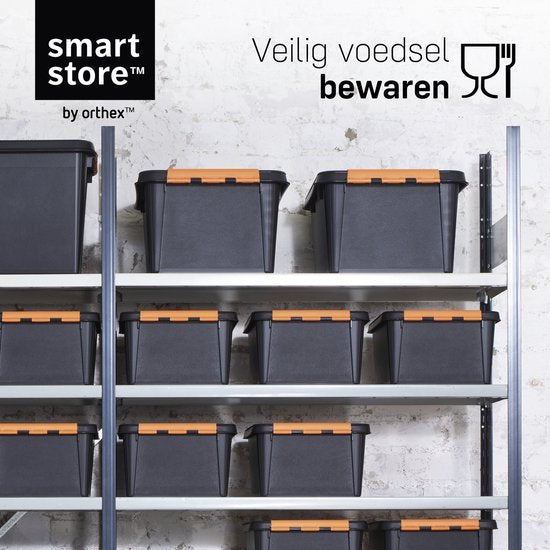 SmartStore - Pro 45 Opbergbox 50 liter - Polypropyleen - Zwart