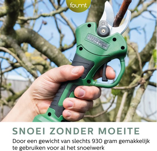 Elektrische snoeischaar - Groen