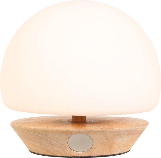 Steinhauer tafellamp Ancilla - naturel - glas - 17 cm - G9 fitting - 7932BE
