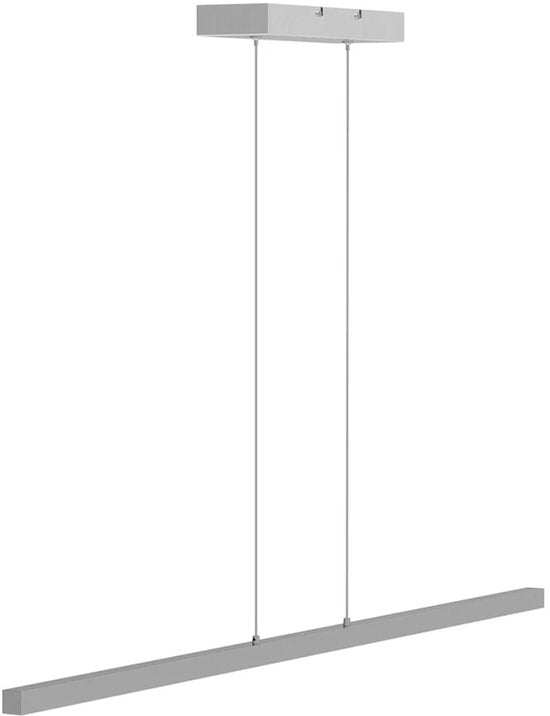 Minimalistische stalen hanglamp Danske 2745ST - 114 cm, uitschuifbaar, in hoogte verstelbaar - Mexlite