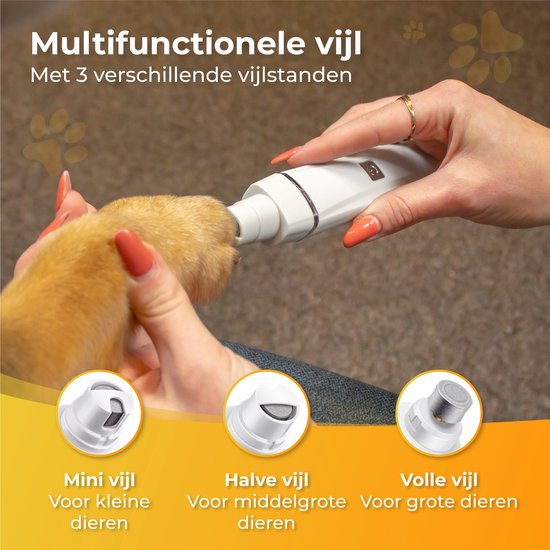 Nuvance - Hondentondeuse 4 in 1 - Dieren Tondeuse voor Dikke Vacht - Honden Tondeuse met 7 Opzetstukken - Draadloos - Hondentrimmer Tondeuse - Inclusief Nagelvijl