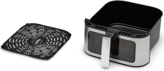 Solis Airfryer Air Fry & Dry XL - Multifunctionele Heteluchtfriteuse - 40 tot 230 Graden - 7.5L - 10 Verschillende Programma's - RVS