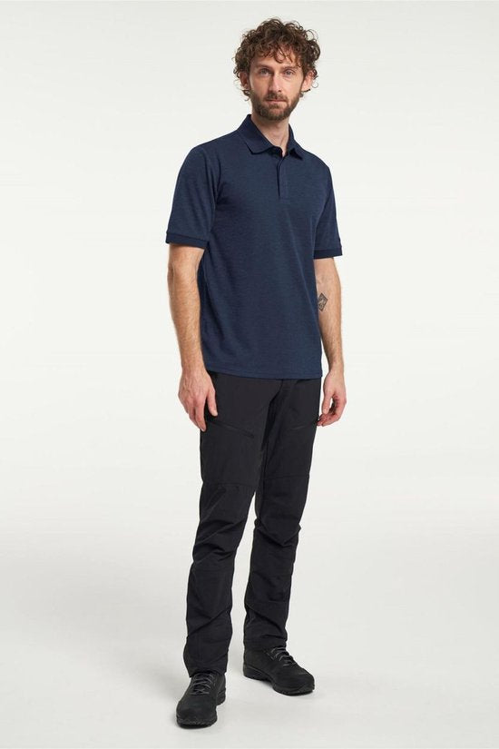 Tenson TXlite Melange Polo 465018060 - Donkerblauw - S