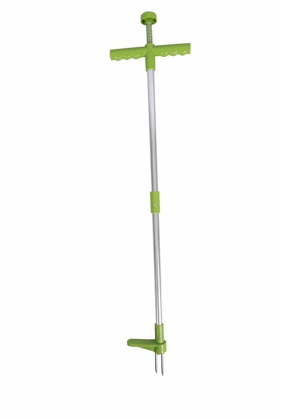 Kinzo Onkruidsteker - Tuingereedschap met Lange Steel - Onkruidverwijderaar met Drie Tanden - Ergonomisch Ontwerp - 100 cm