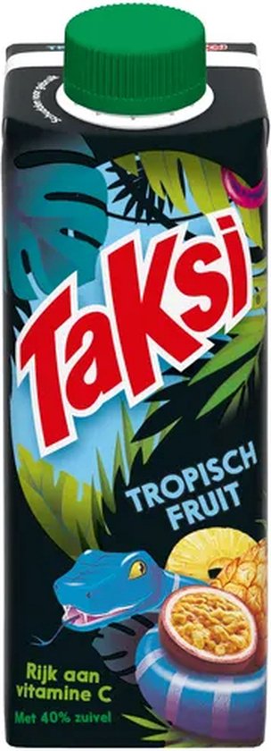 Taksi Tropisch Fruit - smaakexplosie met zuivel en vitamine C - 12x 300ml