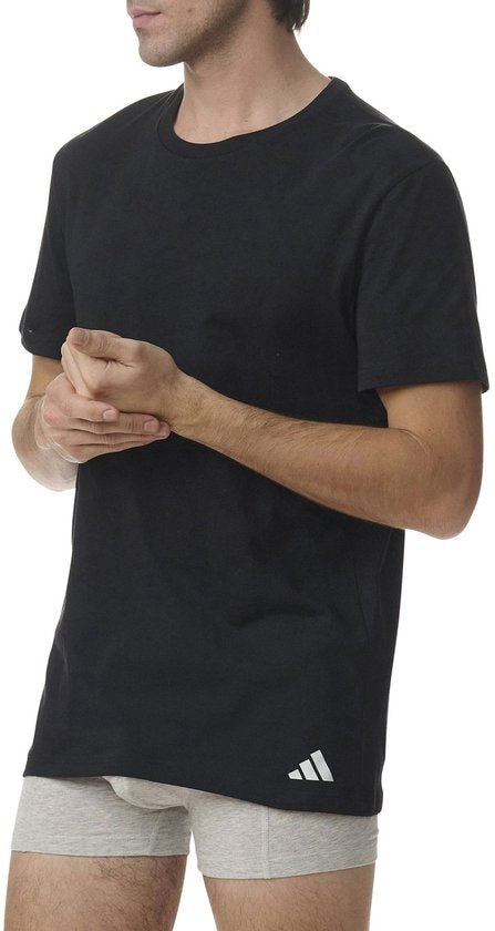 Adidas Crew Neck Shirt Heren (3-pack) - Maat L