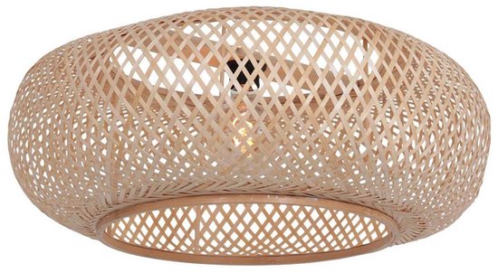 Steinhauer Lampenkap bamboe naturel hout Ø60cm E27