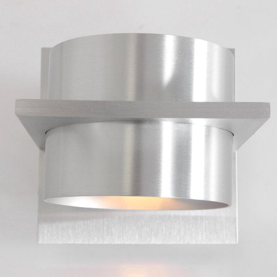 Wandlamp Muro 3366ST Staal G9, verstelbare schotjes, kunststof en metaal, modern design 12x12x14 cm, Steinhauer