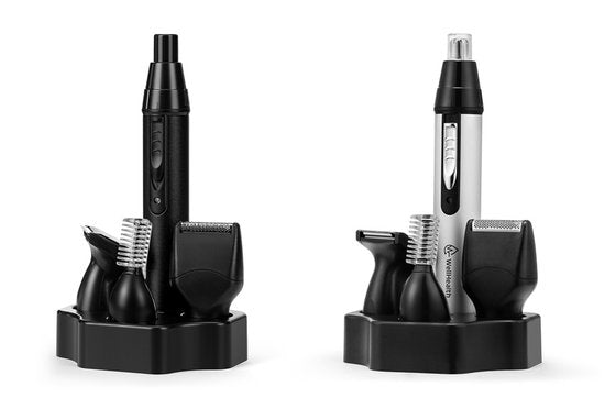 Wellhealth - 4-in-1 neus- en oorhaartrimmer - Zwart