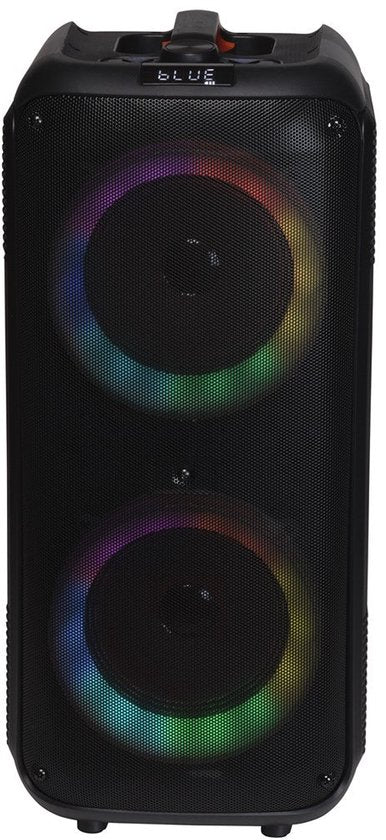 Denver Bluetooth Speaker Party Box - Discolichten - Partybox - Incl. Afstandsbediening - Microfoon Aansluiting - BPS354