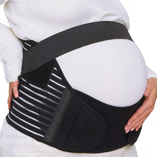 VAIVE Zwangerschapsband - Buikband Zwangerschap - Zwanger - Bekkenband - Postpartum - Sluitlaken - Zwangerschap Cadeau - maat L