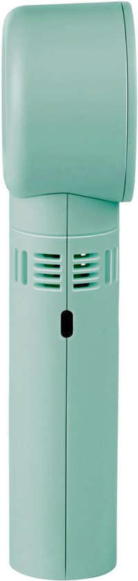 Lifetime Air Mini Ventilator Bladloos 3 Snelheden – Ventilator Bureau met USB Oplaadbaar – Tafelventilator Draagbaar – Mini Ventilator voor Op Reis – Staande Ventilator Compact – Groen
