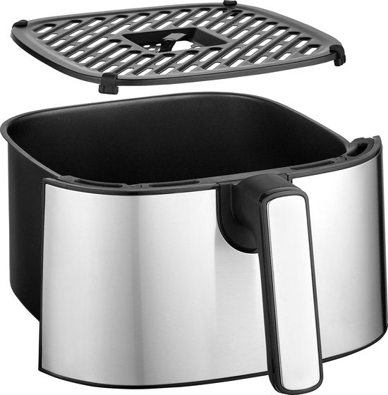 Tomado TAF5401S - Airfryer - 5,4 liter inhoud - Heteluchtfriteuse - Digitaal display - 800 gram friet - Zwart/RVS