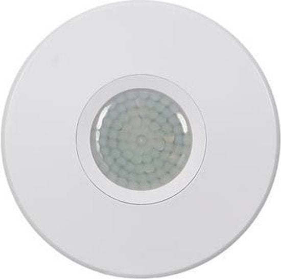 Perel Bewegingsmelder, PIR, 6 m detectiebereik, 360° detectiehoek, IP20, gebruik binnenshuis, plafondmontage, wit