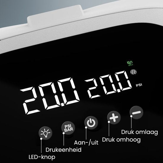 Auronic 2-in-1 Elektrische Luchtpomp - Sup Pomp - 4000 mAh Batterij - 12-17V - 20 PSI - o.a. SUP Board, Luchtbed, Kajak, Kite & Tent - Opblazen/leeglopen