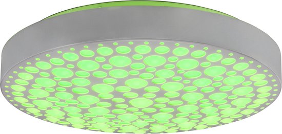 Reality - LED Plafondlamp - Plafondverlichting - 22W - Aanpasbare Kleur - RGB - Afstandsbediening - Dimbaar - Rond - Wit - Kunststof