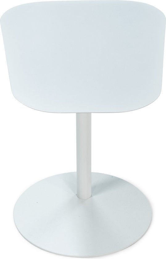 Spinder Design Bijzettafel NOORA - Wit - 50 Hoog - Staal