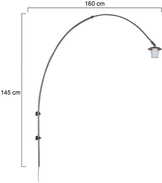 Wandlamp Steinhauer Gramineus - Staal
