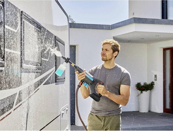 GARDENA AquaClean 24/18V P4A - Accu Hogedrukreiniger - 24 bar - Premium Set