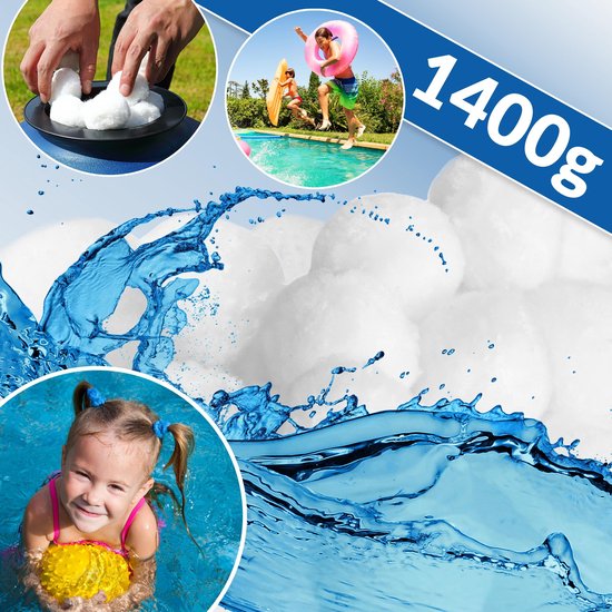Monzana Zandfilterpomp Filterballen - 1400g 50 mm - Wit