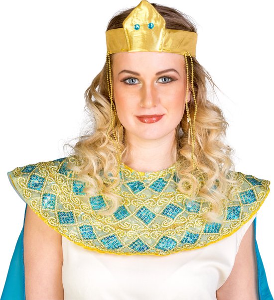 dressforfun - Vrouwenkostuum Cleopatra XXL - verkleedkleding kostuum halloween verkleden feestkleding carnavalskleding carnaval feestkledij partykleding - 300389