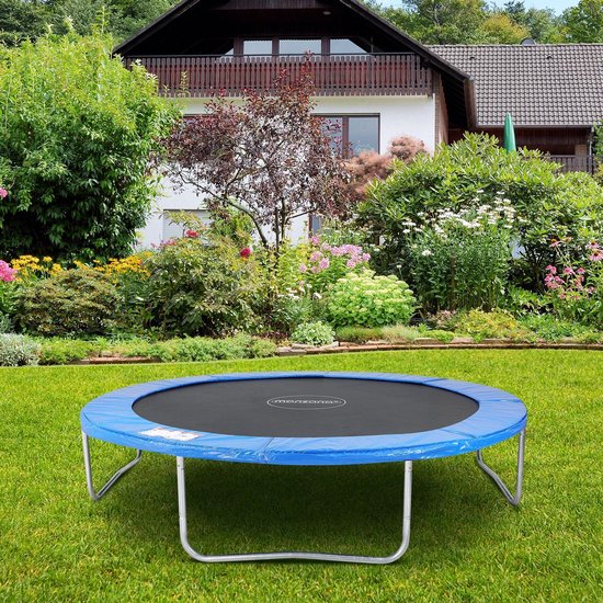 Monzana Trampoline Beschermrand - Doorsnede PVC UV Bestendig 366cm Blauw Tuin