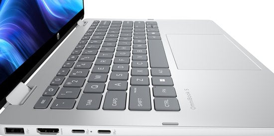 HP OmniBook 5 Flip 2-in-1 Laptop – 14" 2K Touchscreen – Intel Core i5 150U – 16 GB RAM – 512 GB SSD – Zilver
