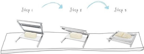 Boska Mozzarella Kaassnijmachine - 56 Plakken van 0,5 cm - 370 x 350 x 65 mm