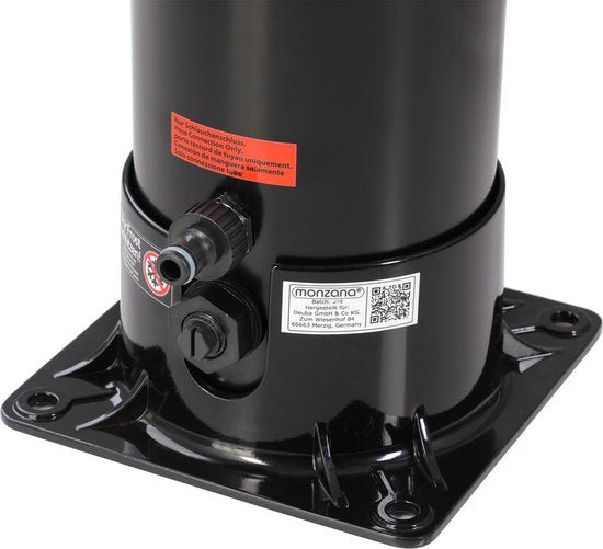 Monzana Solar Buitendouche 18 liter - UV-Bestendig Kunststof - Zwart