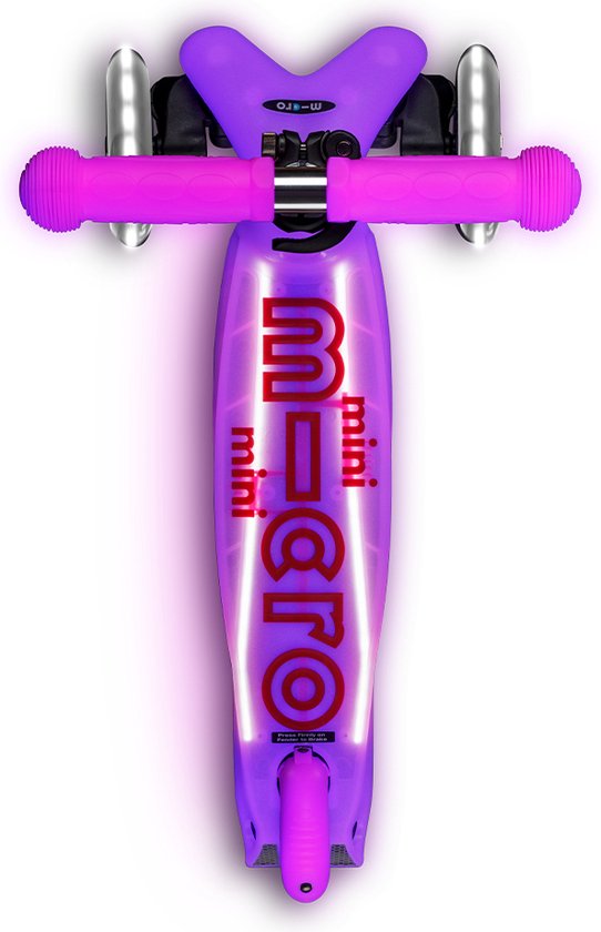 Micro Mini Deluxe LED Scooter - Glow Plus step voor kinderen 2-6 jaar - max 50 kg