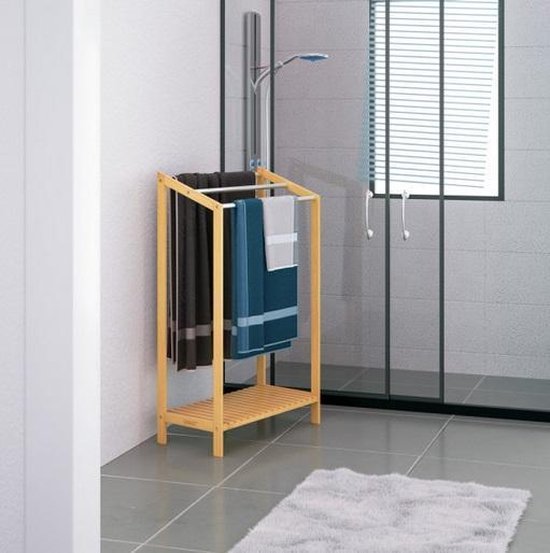 Casaria Handdoekenrek met spijlen -