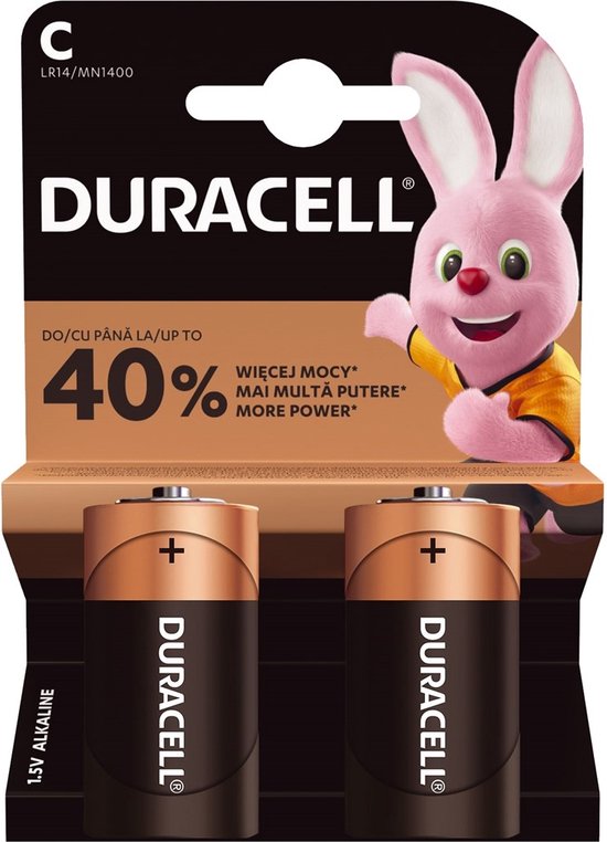 Duracell 2 LR14 C Wegwerpbatterij Alkaline