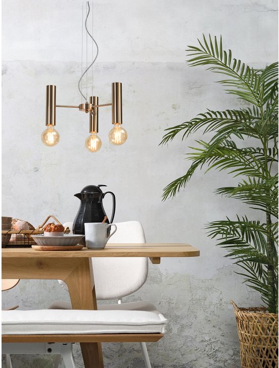 it’s about RoMi – Kroonluchter Cannes 3-arm – Goud – 40×40×20 cm