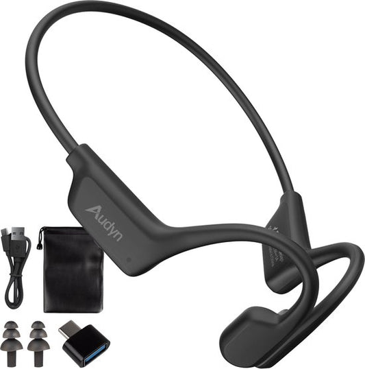 Audyn Bone G2 - Sport Oordopjes - Bone Conduction Hoofdtelefoon - Bluetooth - Open Ear Oordopjes - Draadloos - Waterbestendig - 8GB MP3